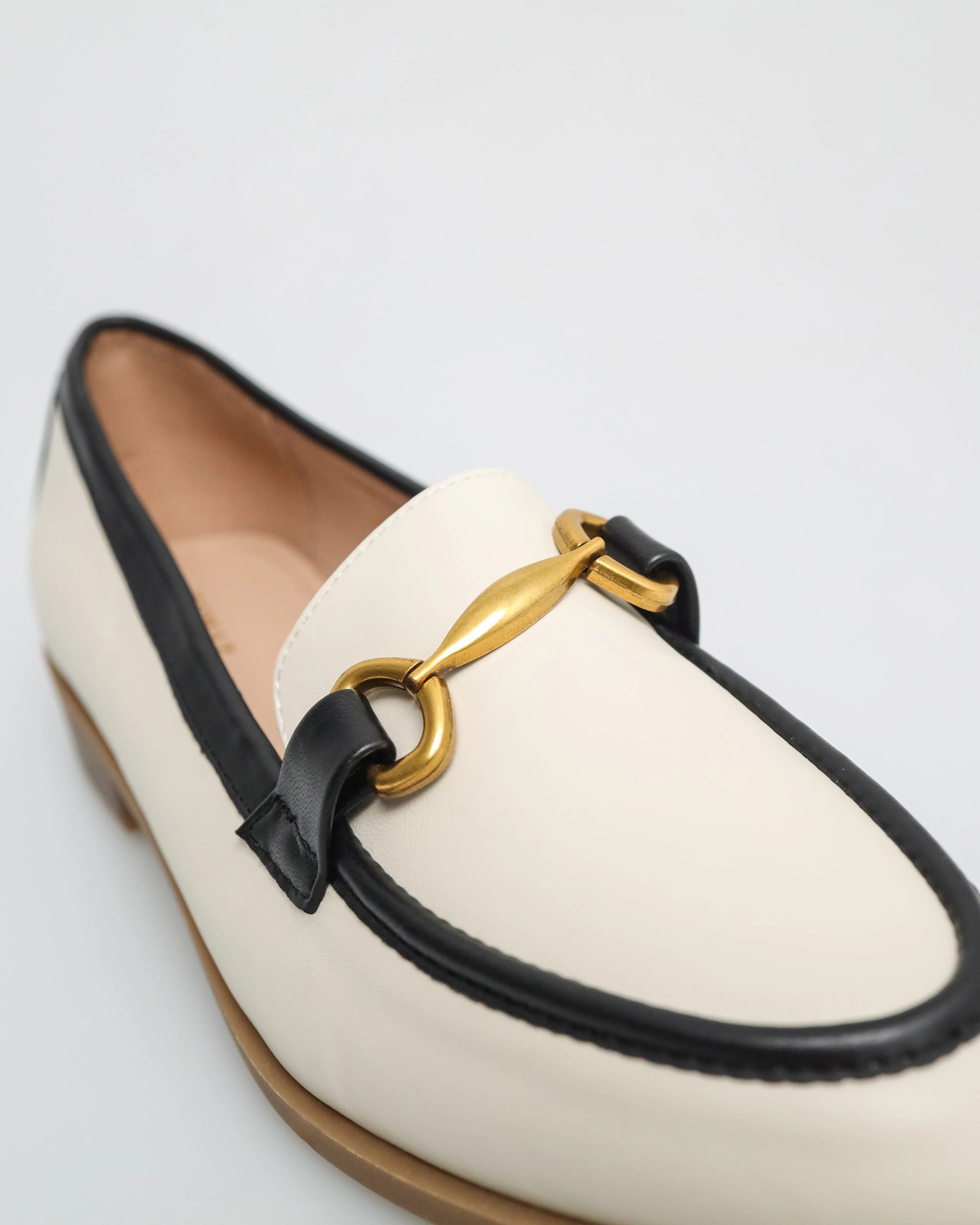 Tomaz FL038 Ladies Gold Horsebits Loafers