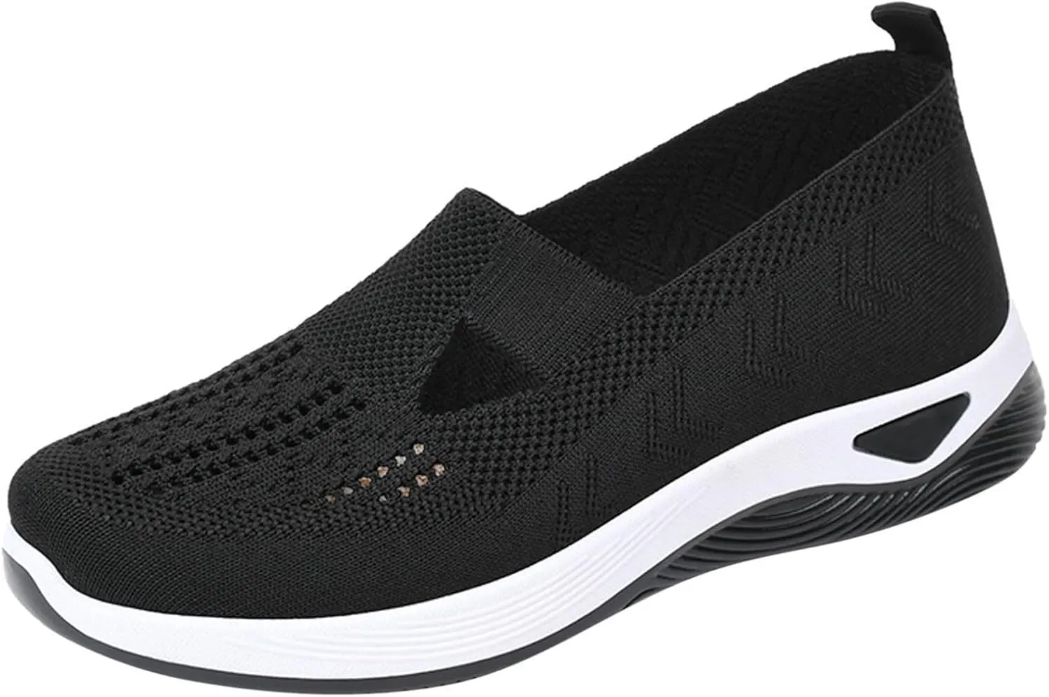 Womens Orthopedic Slip On Casual Shoes Walking Sneakers with Arch Support Comfortable Loafers Plantar Fasciitis Relief Foot Pain Diabetic Feet
